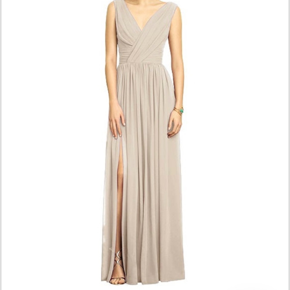 Dessy Collection Style 2894 Dress in cameo color